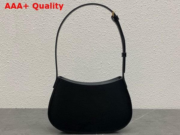 Celine Medium Tilly Bag in Black Shiny Calfskin Replica