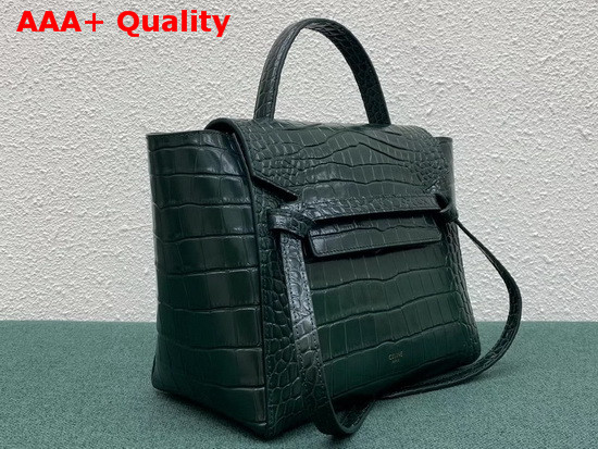 Celine Micro Belt Bag in Amazone Crocodile Embossed Calfskin Replica