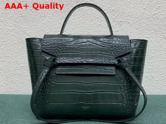 Celine Micro Belt Bag in Amazone Crocodile Embossed Calfskin Replica