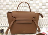 Celine Micro Belt Handbag in Havana Grained Calfskin For Sale