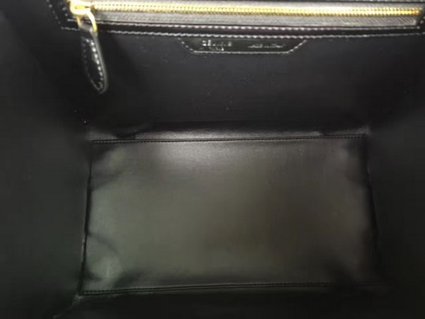 Celine Micro Luggage Handbag in Multicolour Natural Calfskin Beige Black Green for Sale