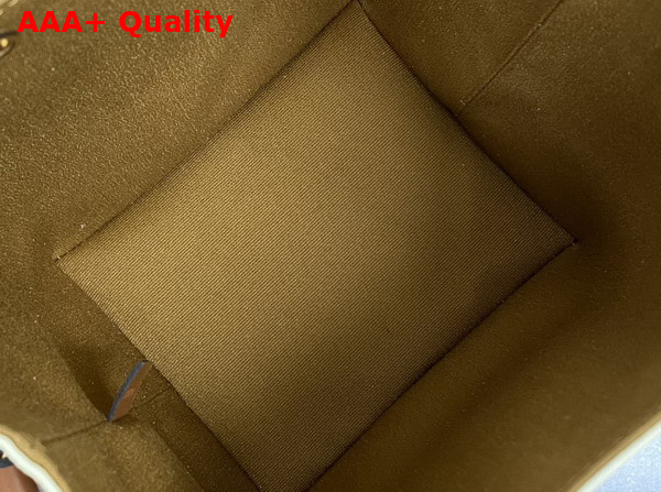 Celine Micro Sailor in Triomphe Canvas and Calfskin White Replica