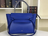 Celine Mini Belt Handbag in Bright Blue Smooth Calfskin for Sale