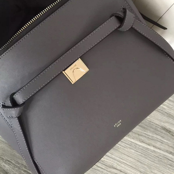 Celine Mini Belt Handbag in Grey Smooth Calfskin for Sale