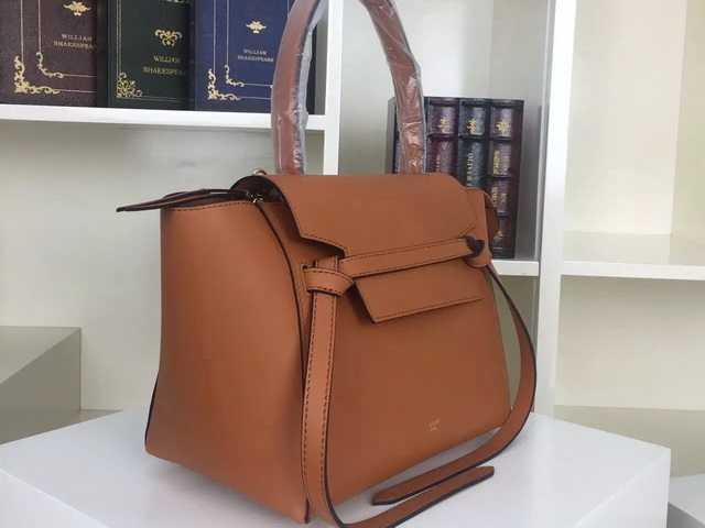 Celine Mini Belt Handbag in Tawny Supersoft Calfskin for Sale