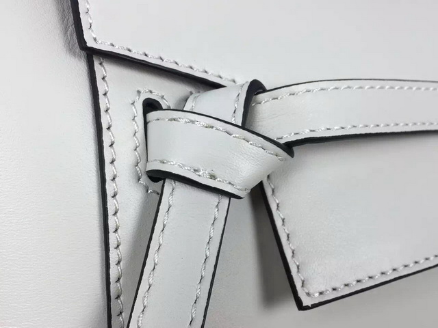 Celine Mini Belt Handbag in White Supersoft Calfskin for Sale