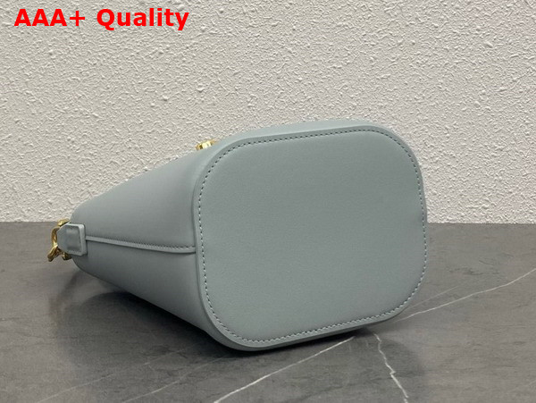 Celine Mini Bucket Louise in Smooth Calfskin Ice Blue Replica