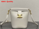 Celine Mini Bucket Louise in Smooth Calfskin Rice Replica