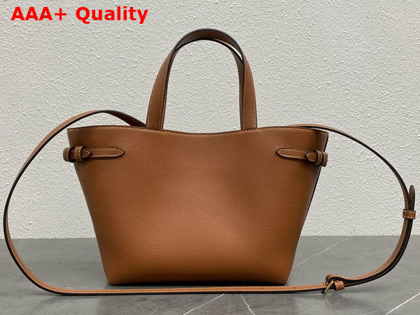 Celine Mini Cabas Anais Cuir Triomphe in Grained Calfskin Tan Replica