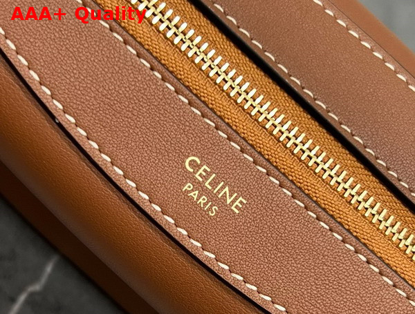 Celine Mini Romy in Supple Calfskin Tan Replica