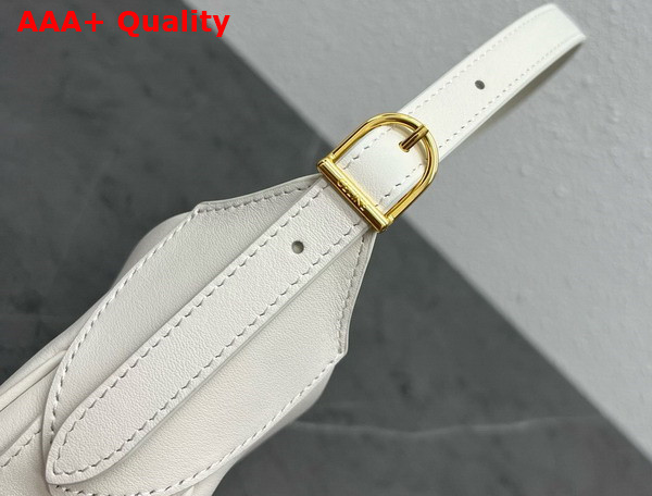 Celine Mini Romy in Supple Calfskin White Replica