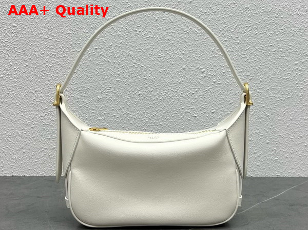 Celine Mini Romy in Supple Calfskin White Replica