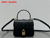 Celine Mini Tabou in Black Smooth Calfskin Replica