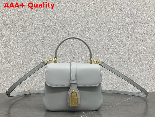 Celine Mini Tabou in Pale Blue Smooth Calfskin Replica