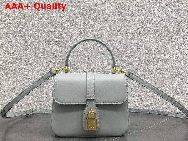 Celine Mini Tabou in Pale Blue Smooth Calfskin Replica