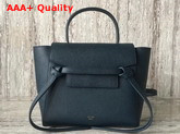 Celine Nano Belt Bag in Abyss Blue Grained Calfskin Replica
