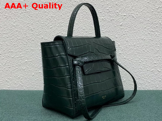 Celine Nano Belt Bag in Amazone Crocodile Embossed Calfskin Replica