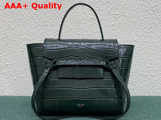Celine Nano Belt Bag in Amazone Crocodile Embossed Calfskin Replica