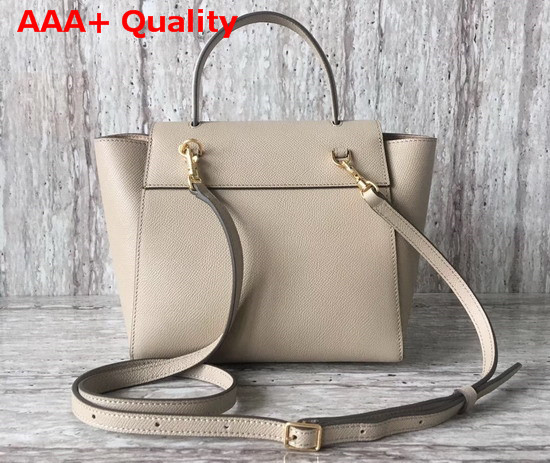 Celine Nano Belt Bag in Beige Grained Calfskin Replica