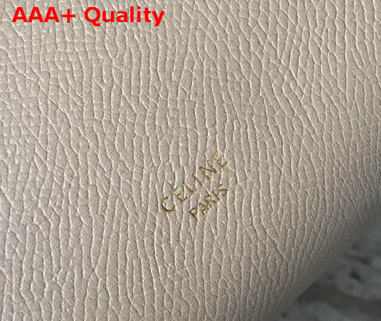 Celine Nano Belt Bag in Beige Grained Calfskin Replica