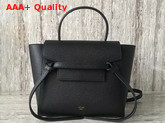 Celine Nano Belt Bag in Black Grained Calfskin Replica