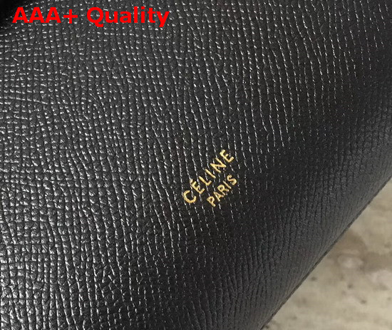 Celine Nano Belt Bag in Black Grained Calfskin Replica