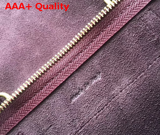 Celine Nano Belt Bag in Burgundy Grained Calfskin Replica