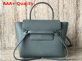 Celine Nano Belt Bag in Light Blue Grained Calfskin Replica