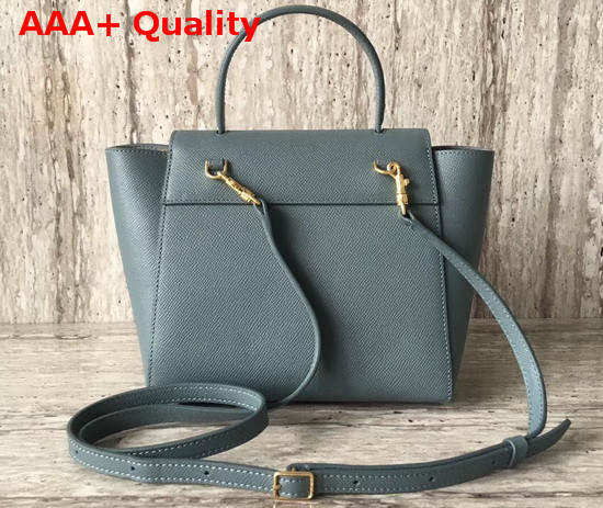 Celine Nano Belt Bag in Light Blue Grained Calfskin Replica