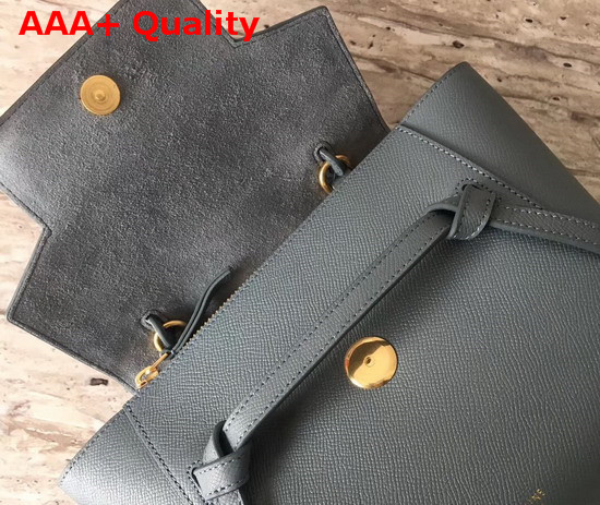 Celine Nano Belt Bag in Light Blue Grained Calfskin Replica
