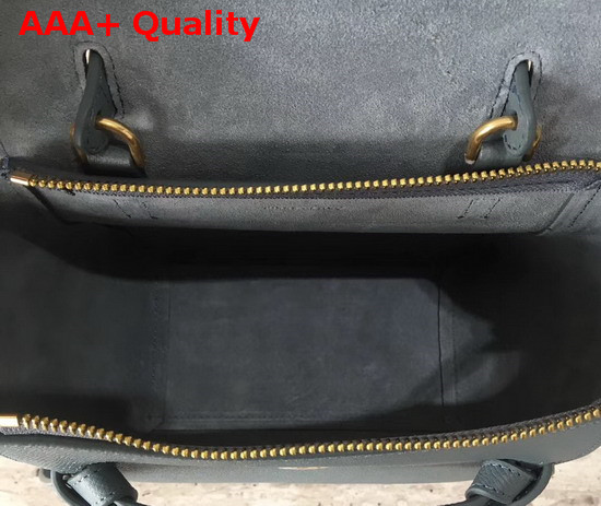 Celine Nano Belt Bag in Light Blue Grained Calfskin Replica