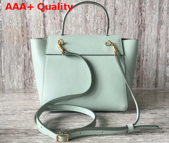 Celine Nano Belt Bag in Mint Green Grained Calfskin Replica