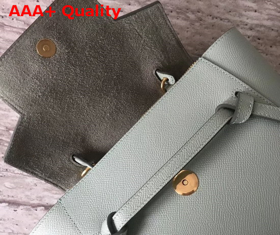 Celine Nano Belt Bag in Mint Green Grained Calfskin Replica