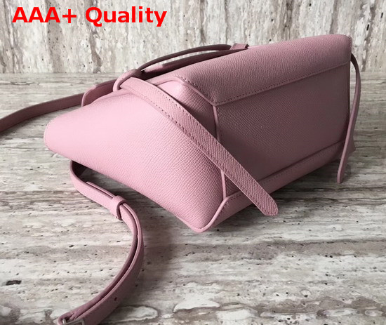 Celine Nano Belt Bag in Pink Grained Calfskin Replica