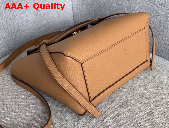 Celine Nano Belt Bag in Tan Grained Calfskin Replica