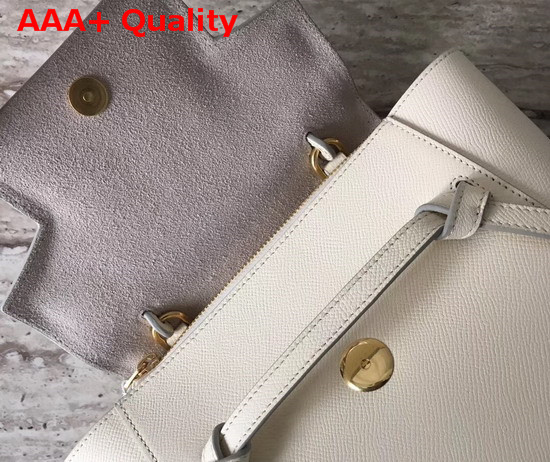 Celine Nano Belt Bag in White Grained Calfskin Replica