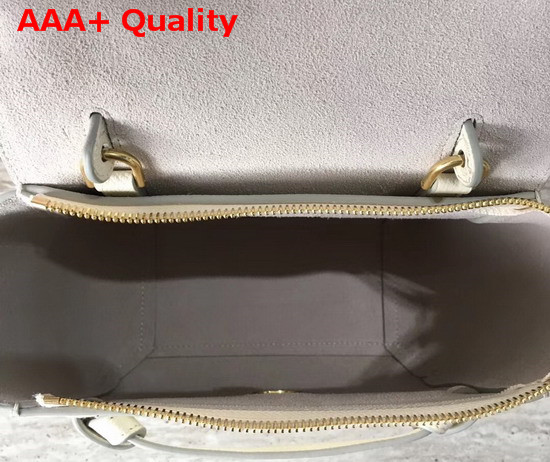 Celine Nano Belt Bag in White Grained Calfskin Replica