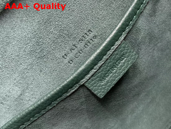 Celine Nano Luggage Bag in Green Drummed Calfskin Replica