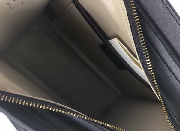 Celine Nano Luggage Handbag in Multicolour Smooth Calfskin Grey Black Blue for Sale
