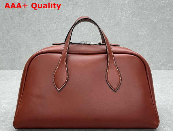 Celine Natural Calfskin Bowling Bag in Tan Replica