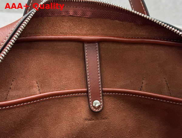 Celine Natural Calfskin Bowling Bag in Tan Replica