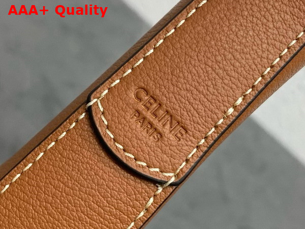 Celine Phone Pouch Heloise in Supple Calfskin Tan Replica