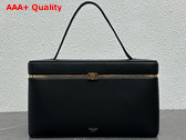 Celine Rectangle in Supple Calfskin Black Replica