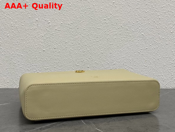 Celine Rectangle in Supple Calfskin Deep Ivory Replica