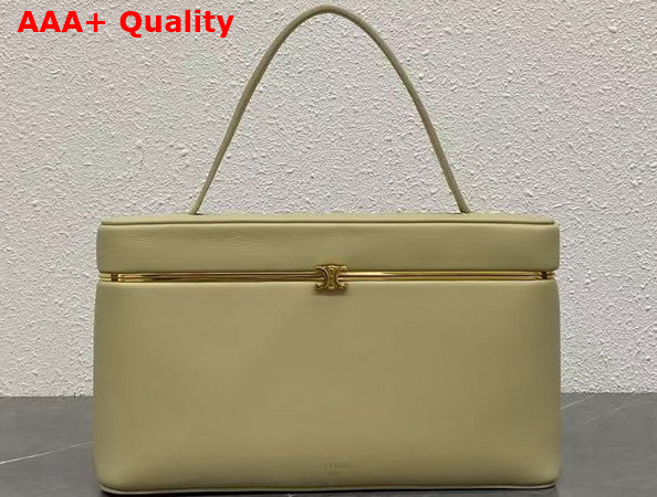 Celine Rectangle in Supple Calfskin Deep Ivory Replica
