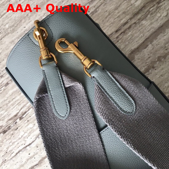 Celine Sangle Bucket Bag in Light Blue Soft Grained Calfskin Replica