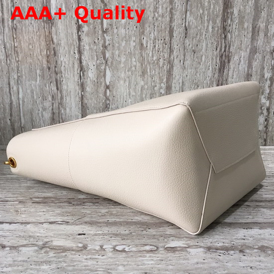 Celine Sangle Bucket Bag in Light Grey Soft Grained Calfskin Replica