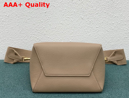 Celine Sangle Small Bucket Bag in Dark Beige Soft Grained Calfskin Replica