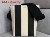 Celine Sangle Small Bucket Bag in Large Striped Textile Replica