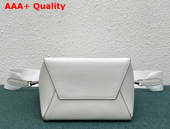 Celine Sangle Small Bucket Bag in White Soft Grained Calfskin Replica